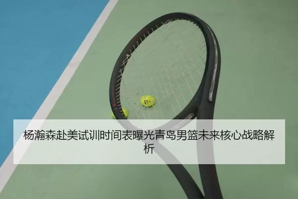 杨瀚森赴美试训时间表曝光青岛男篮未来核心战略解析